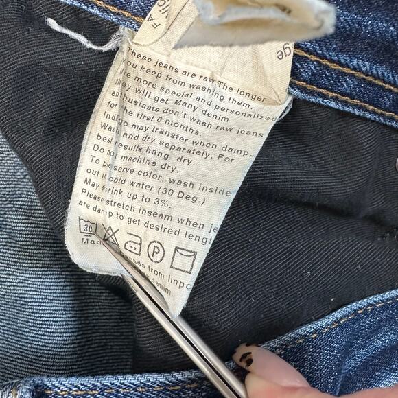 Naked & Famous Jeans Weird Guy Button Up Skinny Jeans Men's 30 Dirty Wash Denim - Picture 6 of 10